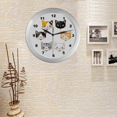 cute cat wall clock - Cute Cats Store
