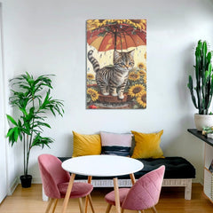 cat canvas wall art - Cute Cats Store