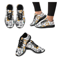 cat print sneakers - Cute Cats Store