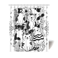 cat shower curtain - Cute Cats Store