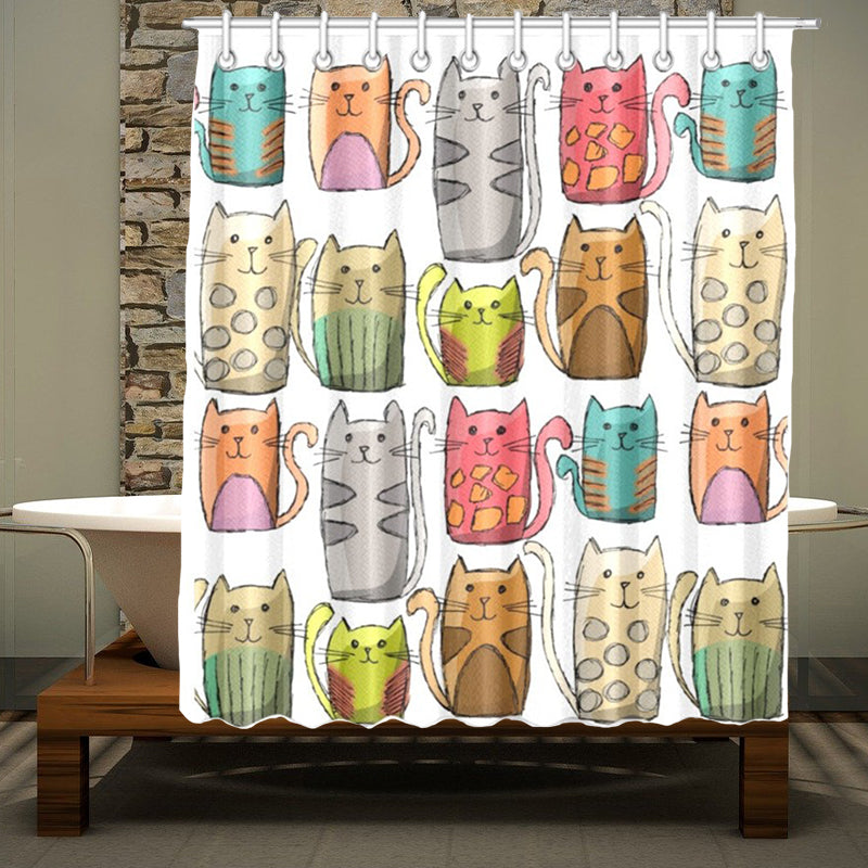cat shower curtain - Cute Cats Store