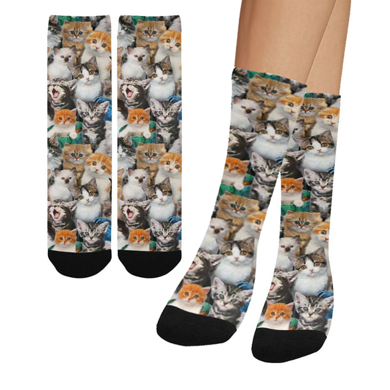 cat print socks - Cute Cats Store