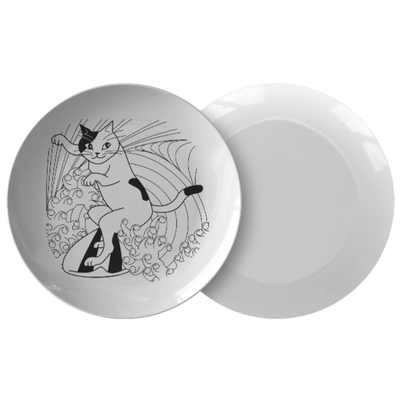 Cat Dinner Plate - Cute Cats Store