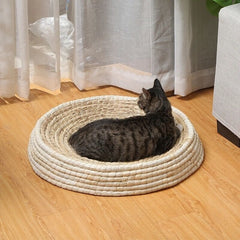 cat straw bed - Cute Cats Store