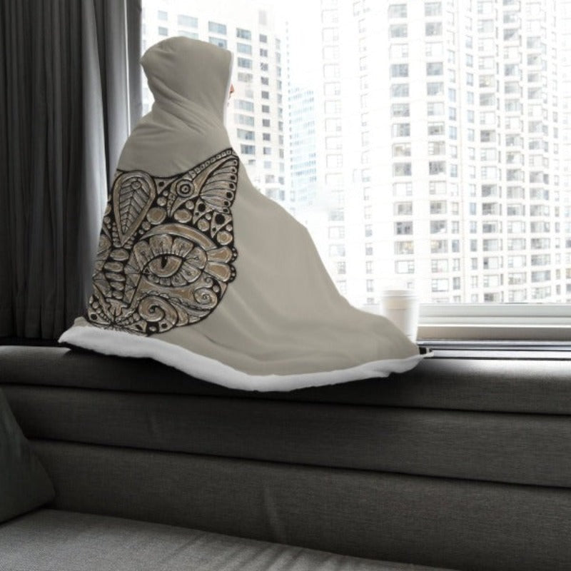 Cat design hooded blanket - Cute Cats Store