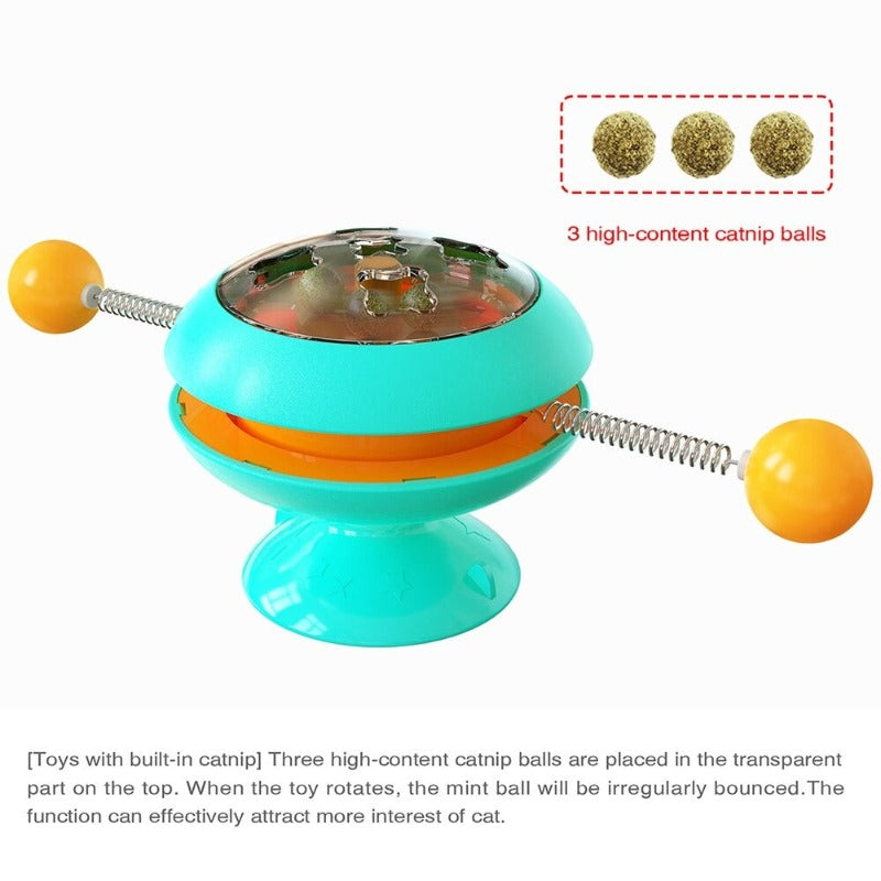 self-rotating ball cat toy - Cute Cats Store
