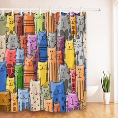 cat shower curtain hooks - Cute Cats Store