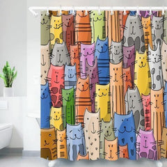 cat curtain print - Cute Cats Store