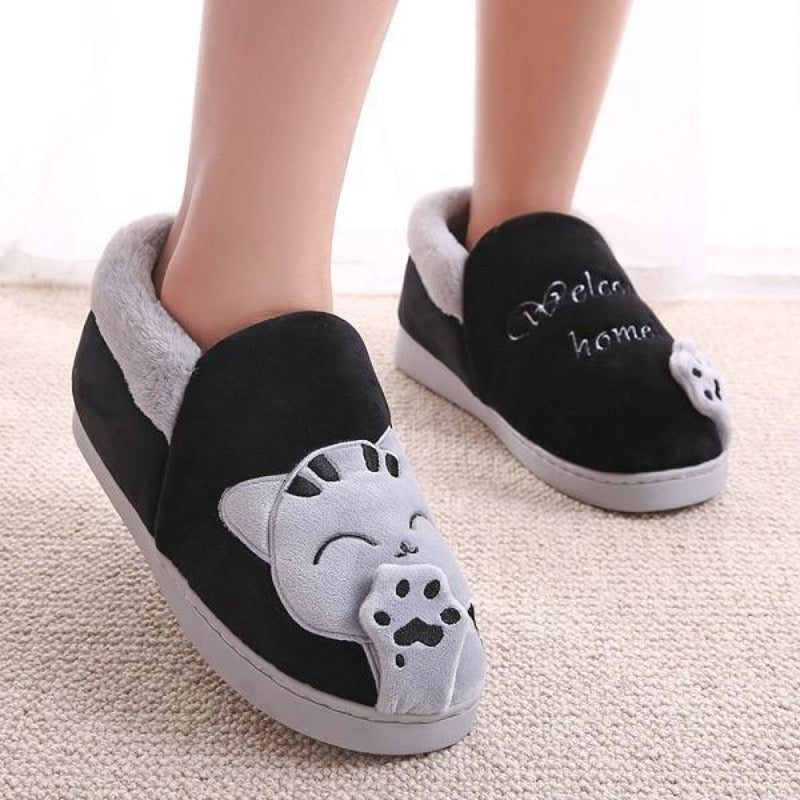 For Women Cat Slippers For Men Size 13 Men Winter Home Cotton