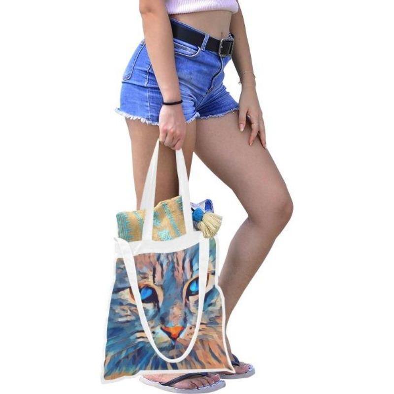 cat reusable shopping bag - Cute Cats Store