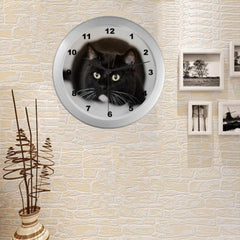 black cat wall clock - Cute Cats Store