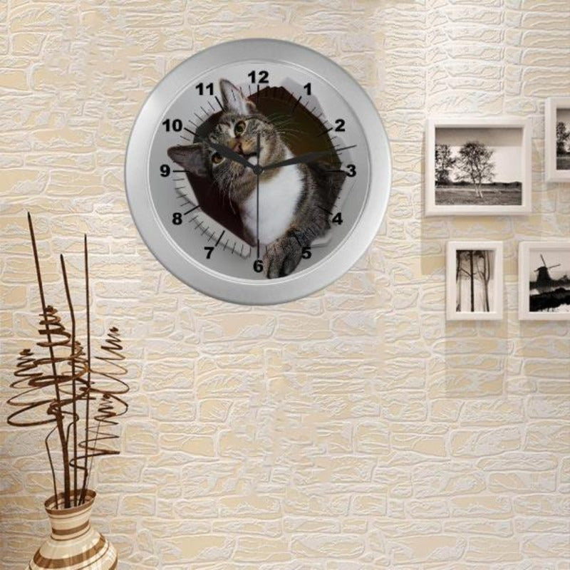 Cute Cat Wall Clock - Cute Cats Store