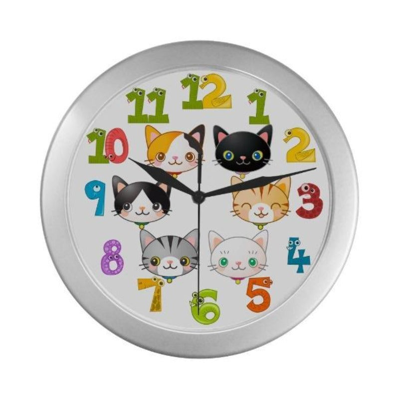 quartz cat wall clock - Cute Cats Store