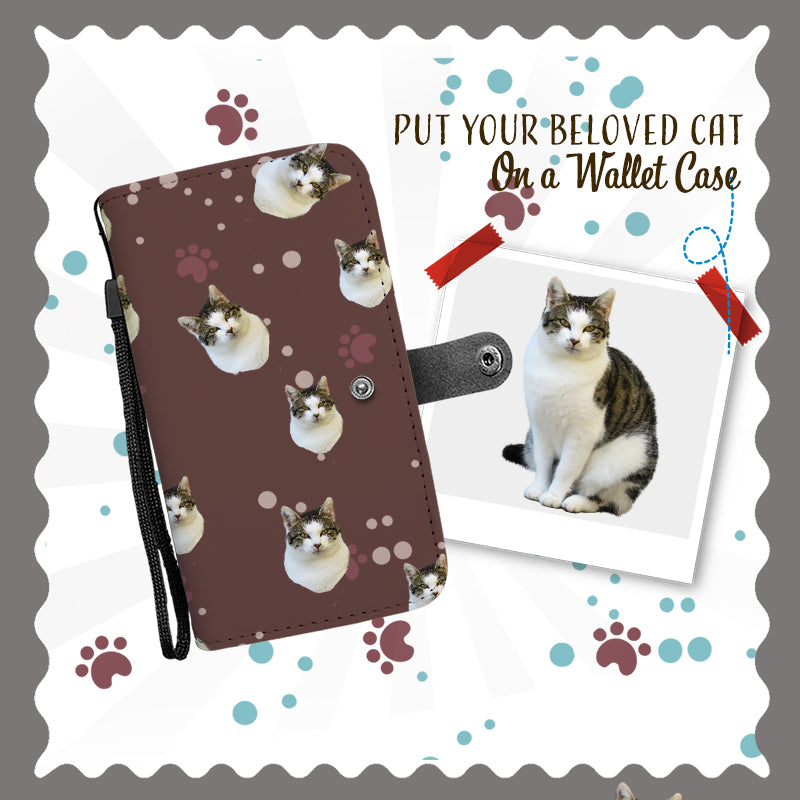 cat face wallet - Cute Cats Store